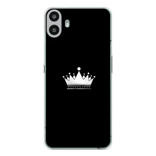 Чехол с рисунком «Белая корона» для Nothing CMF Phone 1 Чехол с рисунком «Белая корона» для Nothing CMF Phone 1