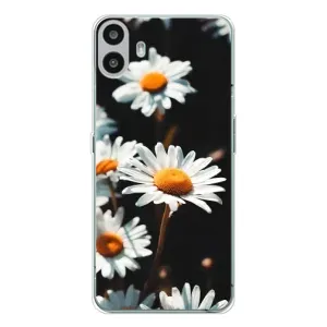 Чехол с ромашками на Nothing CMF Phone 1 (Белые ромашки)