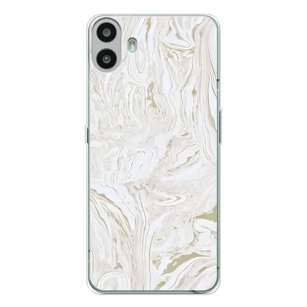 Чехол с рисунком «белый мрамор» для Nothing CMF Phone 1 Чехол с рисунком «белый мрамор» для Nothing CMF Phone 1