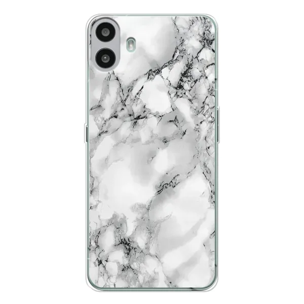 Чехол с рисунком «Белый мрамор» для Nothing CMF Phone 1