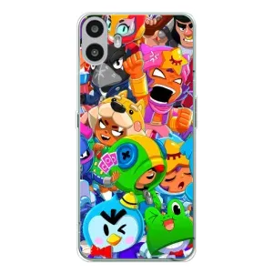 Силиконовый Чехол на Nothing CMF Phone 1 с картинкой Brawl Stars (Brawl-Stars)