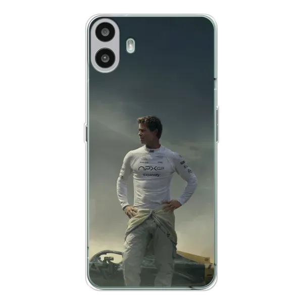 Чехол с рисунком «Бред Питт» для Nothing CMF Phone 1 Чехол с рисунком «Бред Питт» для Nothing CMF Phone 1