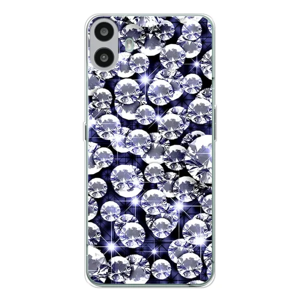 Чехол с рисунком «Бриллианты» для Nothing CMF Phone 1 Чехол с рисунком «Бриллианты» для Nothing CMF Phone 1