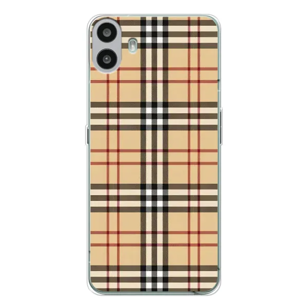 Чехол с рисунком «Burberry стиль» для Nothing CMF Phone 1 Чехол с рисунком «Burberry стиль» для Nothing CMF Phone 1