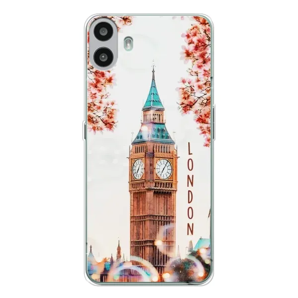 Чехол с рисунком «Часы Лондон» для Nothing CMF Phone 1