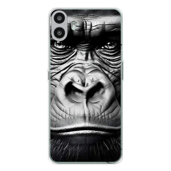 Чехол с рисунком «Черная обезьяна» для Nothing CMF Phone 1 Чехол с рисунком «Черная обезьяна» для Nothing CMF Phone 1
