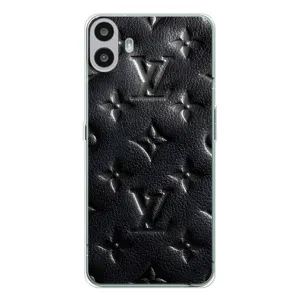 Текстурный Чехол Louis Vuitton для Носинг СМФ Фон 1 (Черный ЛВ)