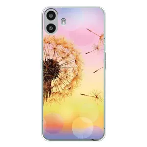 Силиконовый Чехол с одуванчиками на Nothing CMF Phone 1 (Цветок-одуванчик)