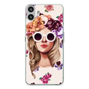 Чехол с картинкой Модные Девчонки Nothing CMF Phone 1 (Девушка в очках)