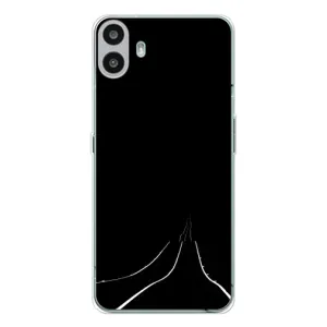 Чехол с картинками на черном фоне для Nothing CMF Phone 1 (Дорога)