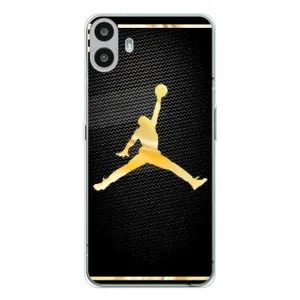 Силиконовый Чехол Nike Air Jordan на Носинг СМФ Фон 1