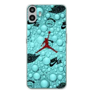 Силиконовый Чехол Nike Air Jordan на Носинг СМФ Фон 1 (Джордан Найк)
