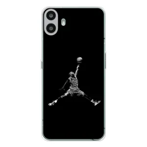 Силиконовый Чехол Nike Air Jordan на Носинг СМФ Фон 1 (Джордан)