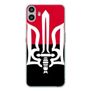 Чехлы УПА (Красно-Чёрный) на Nothing CMF Phone 1 (Герб Украины)