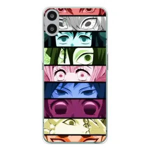 Силиконовые чехлы с глазами Anime для Носинг СМФ Фон 1 (Глаза Хашира)