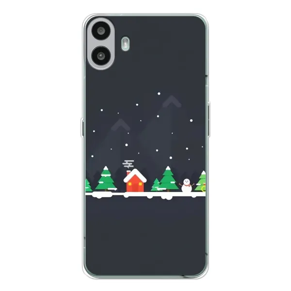 Чехол с рисунком «Город зимний» для Nothing CMF Phone 1 Чехол с рисунком «Город зимний» для Nothing CMF Phone 1