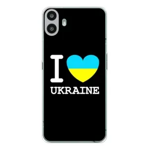 Чехол с Украинской символикой на Носинг СМФ Фон 1 (I Love Ukraine)
