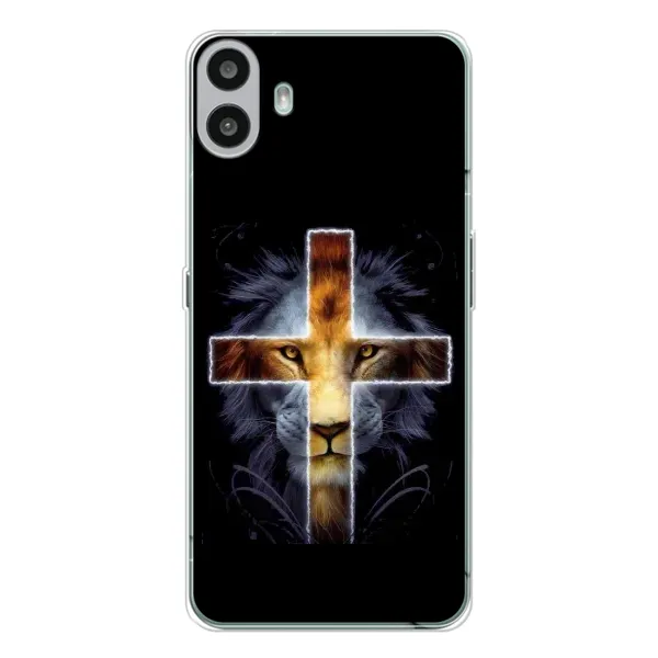 Чехол с рисунком «Иисус Лев» для Nothing CMF Phone 1 Чехол с рисунком «Иисус Лев» для Nothing CMF Phone 1