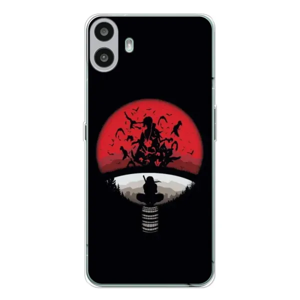 Чехол с рисунком «Итачи на черном» для Nothing CMF Phone 1 Чехол с рисунком «Итачи на черном» для Nothing CMF Phone 1