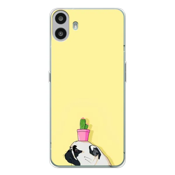 Чехол с рисунком «Кактус на голове» для Nothing CMF Phone 1