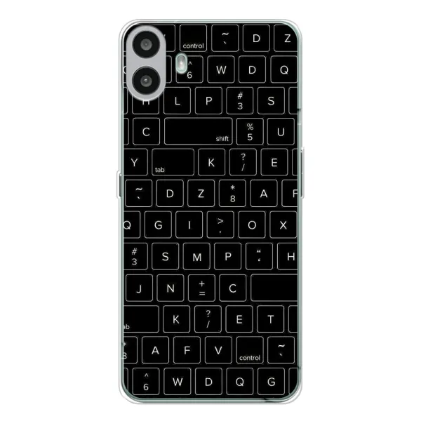 Чохол з малюнком «Клавіатура» для Nothing CMF Phone 1 Чохол з малюнком «Клавіатура» для Nothing CMF Phone 1