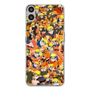 Чехлы с принтом Наруто на Nothing CMF Phone 1 (Коллаж Наруто)