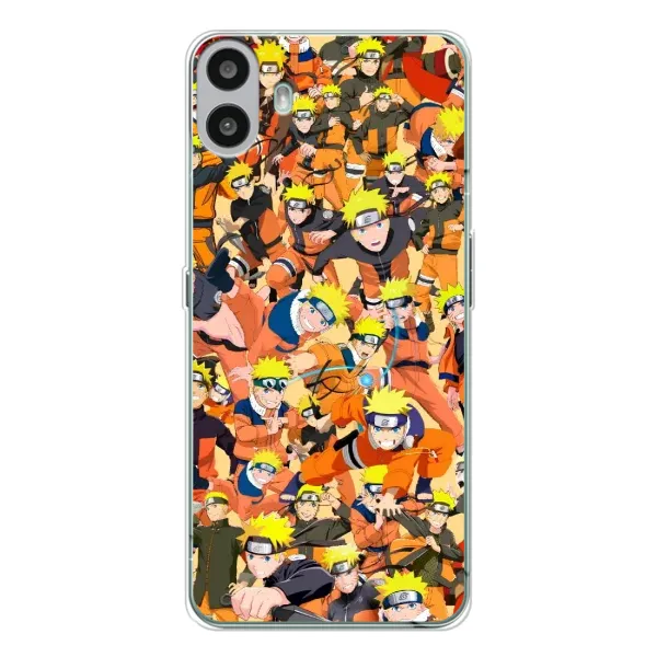 Чехол с рисунком «Коллаж Наруто» для Nothing CMF Phone 1 Чехол с рисунком «Коллаж Наруто» для Nothing CMF Phone 1