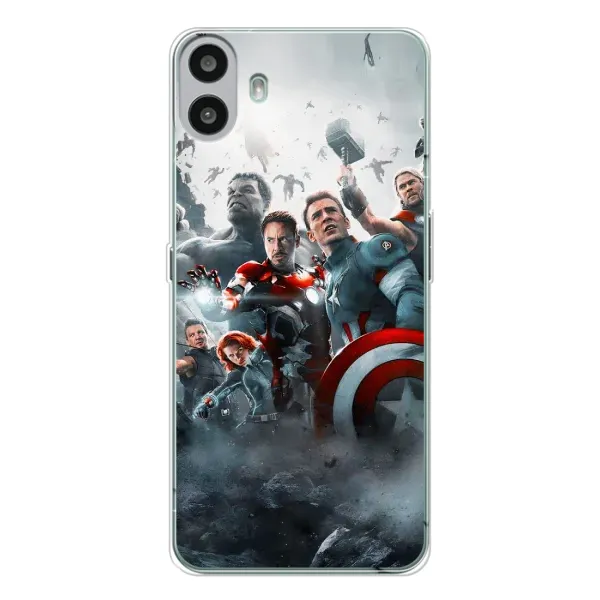 Чехол с рисунком «Команда марвел» для Nothing CMF Phone 1