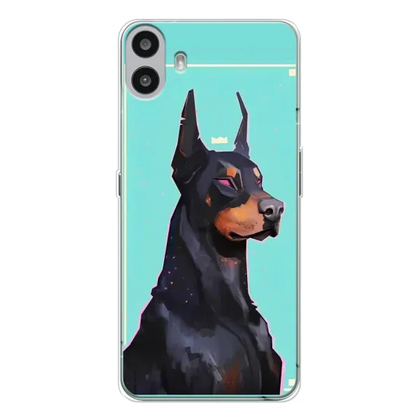 Чехол с рисунком «Король доберман» для Nothing CMF Phone 1 Чехол с рисунком «Король доберман» для Nothing CMF Phone 1