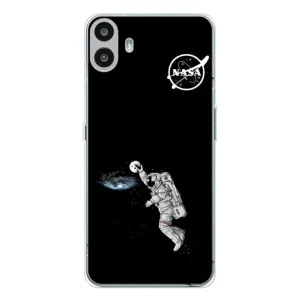 Силіконовый бампер з принтом "Наса" на Nothing CMF Phone 1 (Космонавт баскетболіст)