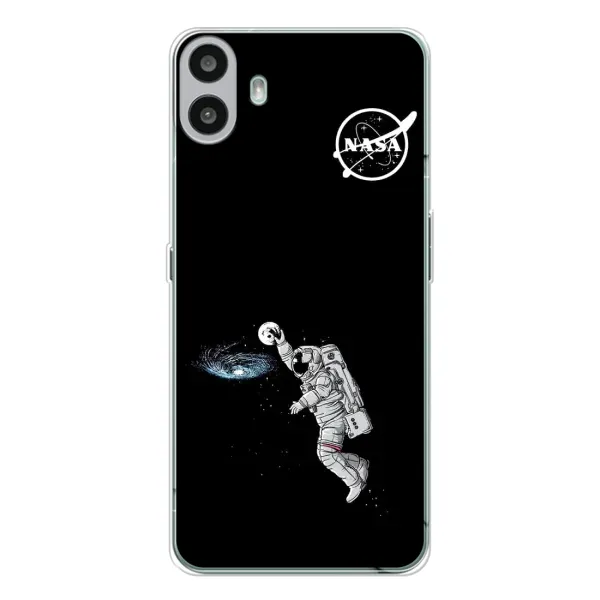 Чехол с рисунком «Космонавт баскетболист» для Nothing CMF Phone 1 Чехол с рисунком «Космонавт баскетболист» для Nothing CMF Phone 1