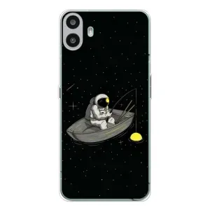 Силіконовый Чохол з принтом "Космонавти" на Nothing CMF Phone 1 (Космонавт на рибалці)