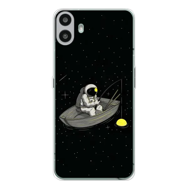 Чехол с рисунком «Космонавт на рыбалке» для Nothing CMF Phone 1 Чехол с рисунком «Космонавт на рыбалке» для Nothing CMF Phone 1