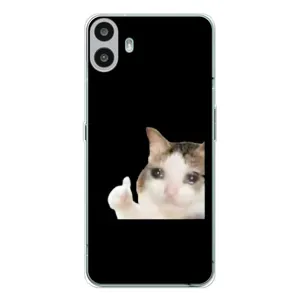 Бампер з принтом Меми для Nothing CMF Phone 1 (Кіт у сльозах)