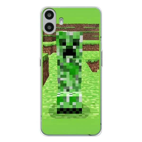 Чехол с рисунком «Крипер 2» для Nothing CMF Phone 1 Чехол с рисунком «Крипер 2» для Nothing CMF Phone 1
