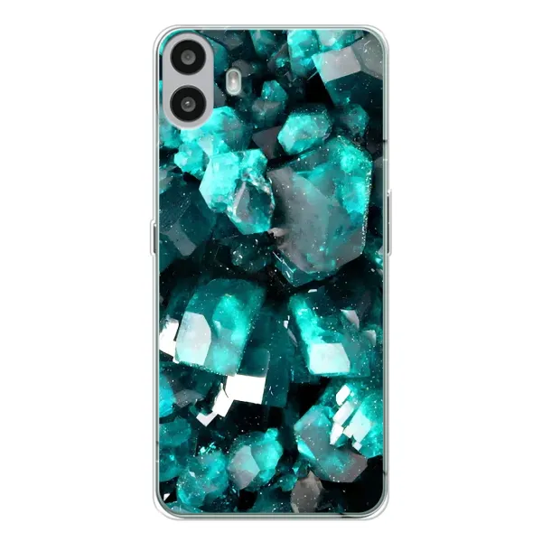 Чехол с рисунком «Кристалы» для Nothing CMF Phone 1 Чехол с рисунком «Кристалы» для Nothing CMF Phone 1