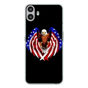Чохол Прапор USA для Nothing CMF Phone 1 (Крила США)
