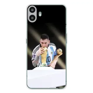 Чехлы Лео Месси Аргентина для Nothing CMF Phone 1 (Кубок Мира)