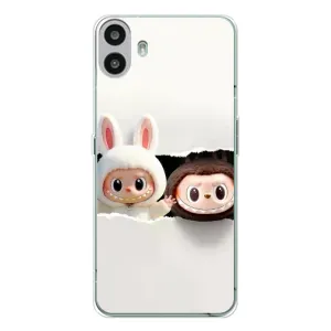 Чехол с принтом Лабубу для Nothing CMF Phone 1 (Фигурки Labubu)