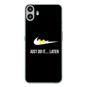 Силиконовый Чехол на Nothing CMF Phone 1 с картинкой Nike (Later)