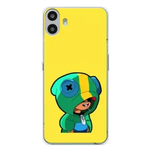 Чехол Бравл Старс для Nothing CMF Phone 1 (Леон (LEON))