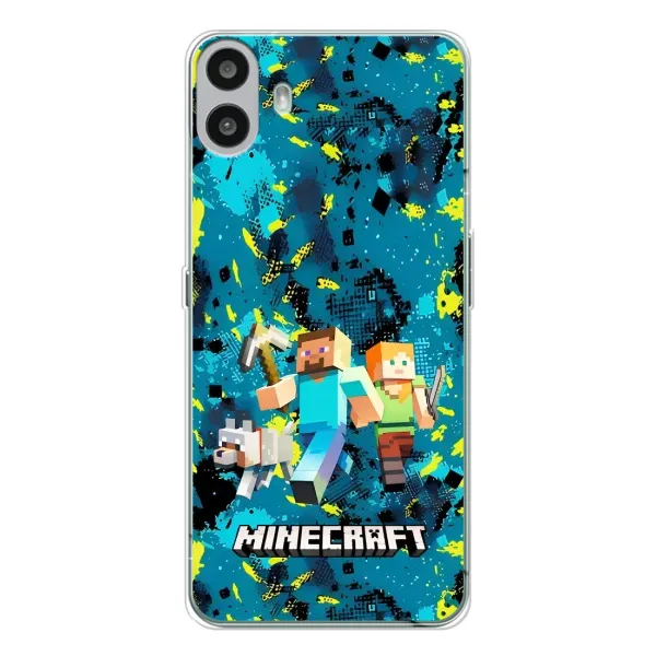 Чехол с рисунком «Майнкрафт» для Nothing CMF Phone 1 Чехол с рисунком «Майнкрафт» для Nothing CMF Phone 1