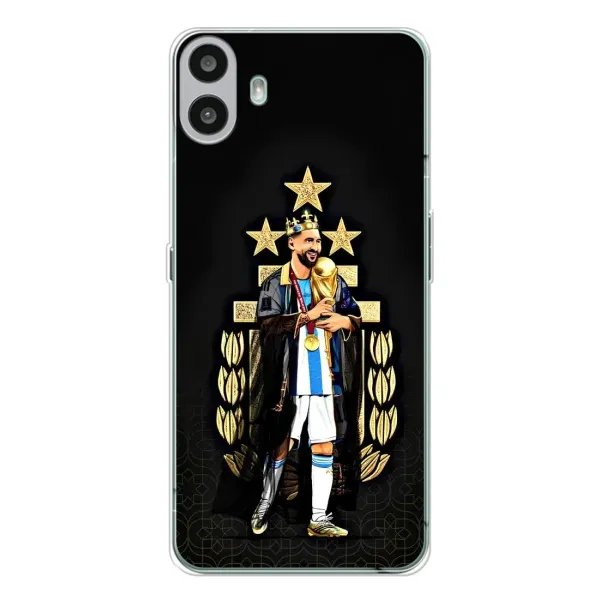 Чехол с рисунком «Месси король» для Nothing CMF Phone 1 Чехол с рисунком «Месси король» для Nothing CMF Phone 1