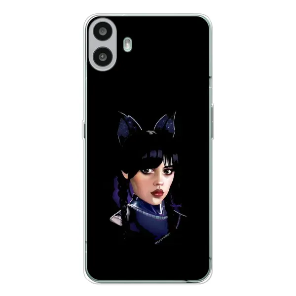 Чехол с рисунком «Милая Уэнсдей» для Nothing CMF Phone 1