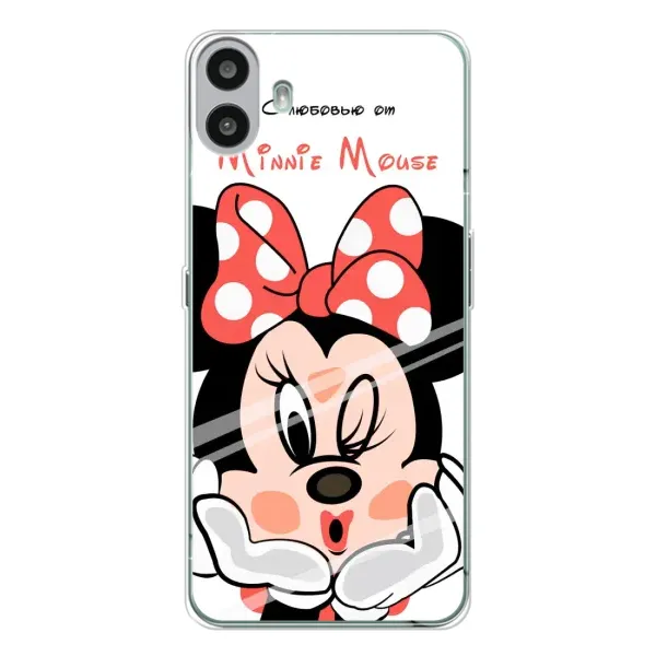 Чехол с рисунком «Minni Mouse» для Nothing CMF Phone 1 Чехол с рисунком «Minni Mouse» для Nothing CMF Phone 1