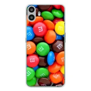 Чохол з зображенням смачної їжі для Nothing CMF Phone 1 (Різнокольорові M&M'S)