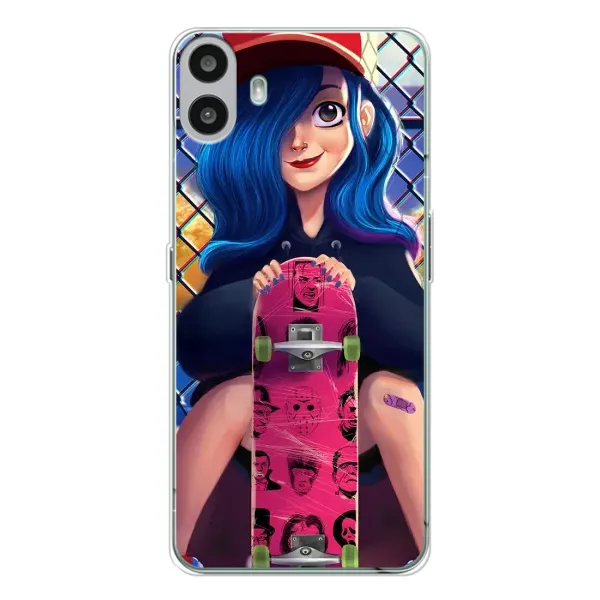 Чехол с рисунком «Модная девушка» для Nothing CMF Phone 1 Чехол с рисунком «Модная девушка» для Nothing CMF Phone 1