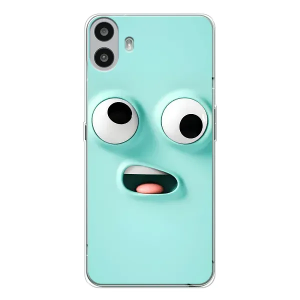 Чехол с рисунком «Забавное мятное лицо» для Nothing CMF Phone 1 Чехол с рисунком «Забавное мятное лицо» для Nothing CMF Phone 1