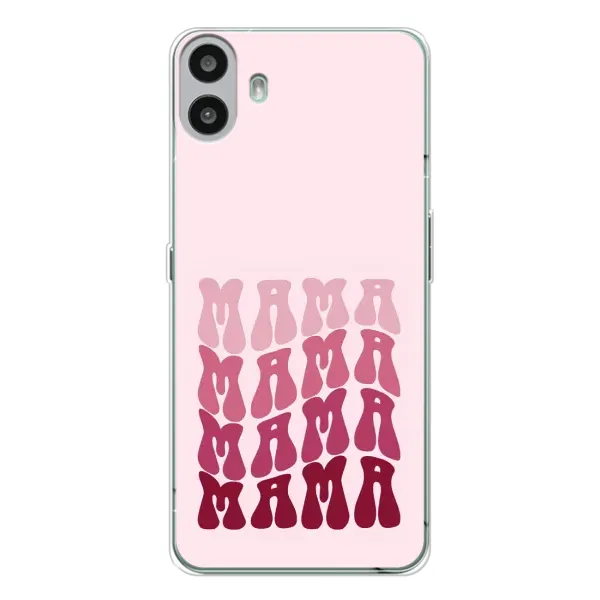 Чехол с рисунком «Надпись мама» для Nothing CMF Phone 1 Чехол с рисунком «Надпись мама» для Nothing CMF Phone 1