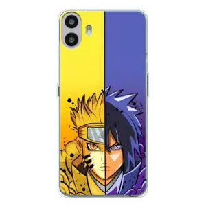Купить Чехлы на телефон с принтом Anime для Nothing CMF Phone 1 (Naruto Vs Sasuke)
